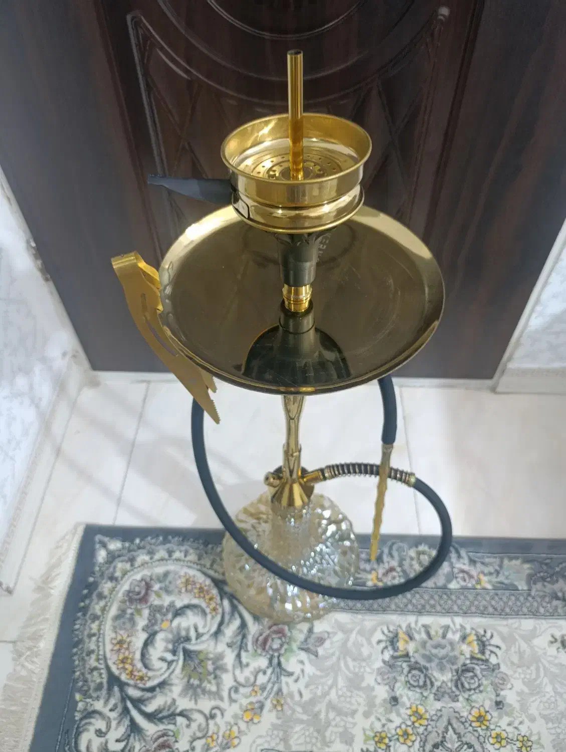 فروش قلیون کرنو طلایی نیویورک در حد نو|کلکسیون و سرگرمی|قرچک, باقرآباد|دیوار