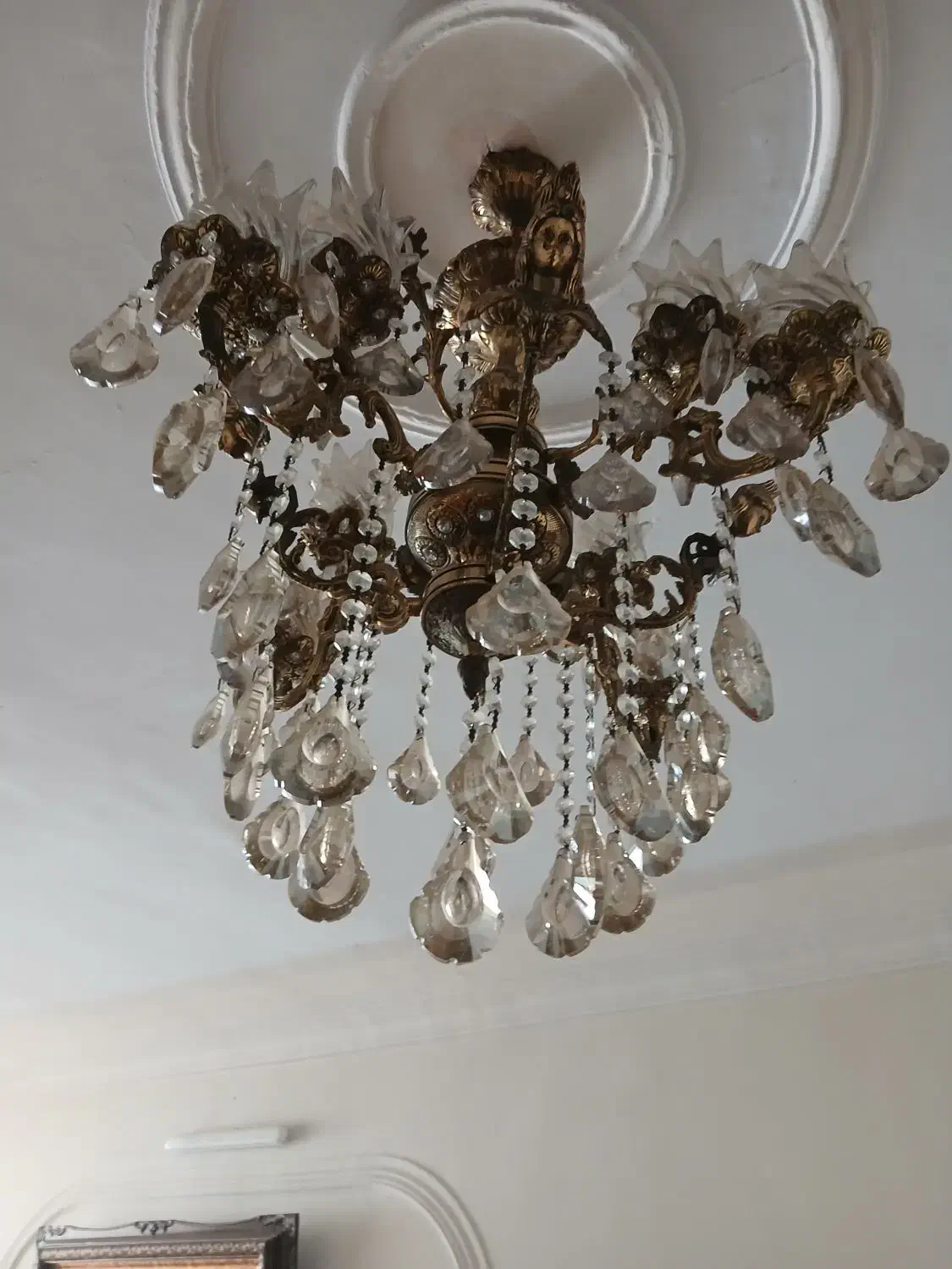 لوستر ۸شاخه با۸لامپ|لوستر و چراغ آویز|اردبیل, |دیوار