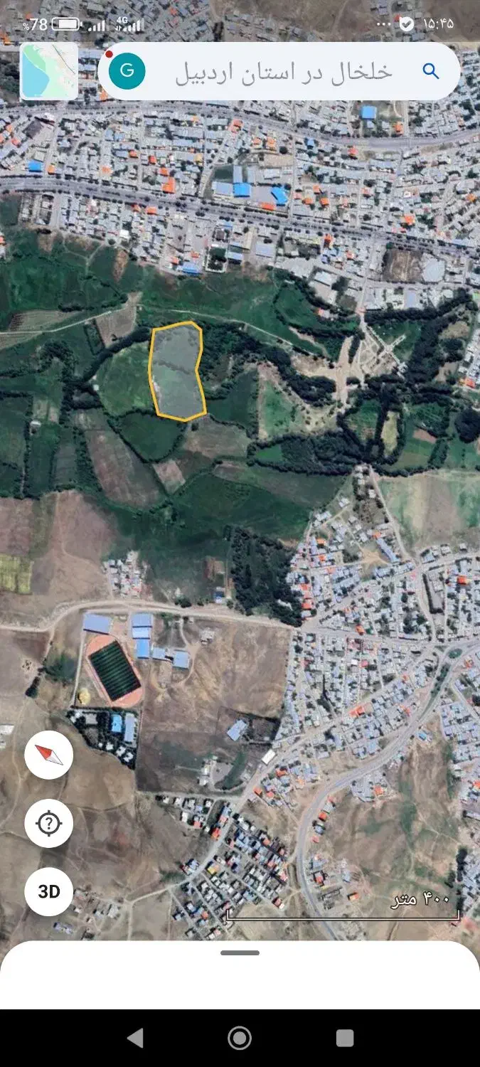 فروش چهار قطعه زمین5300متری در خلخال پشت داد کستری|فروش زمین و ملک کلنگی|خلخال, |دیوار