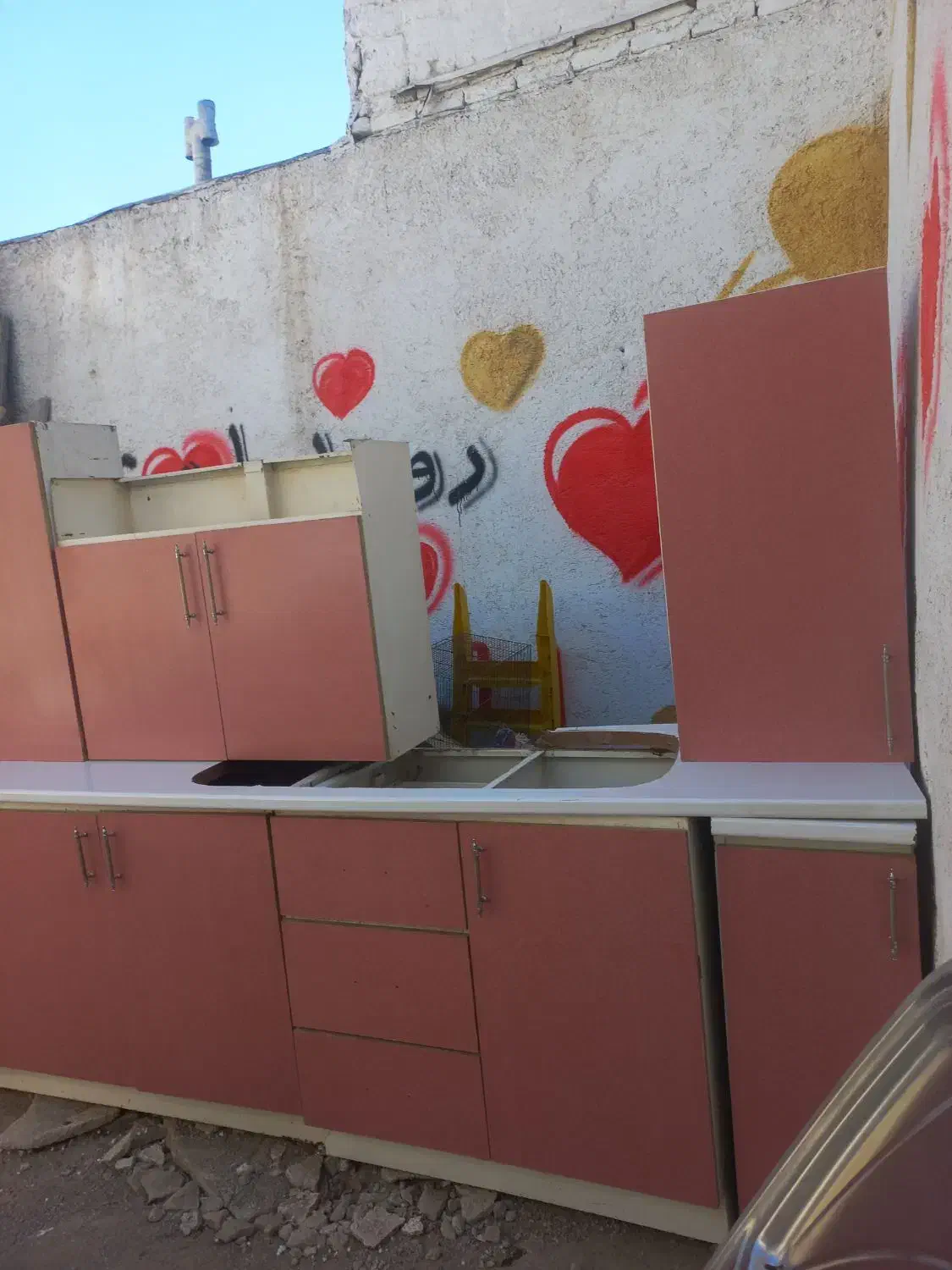 کابینت بدنه فلزی ورق سنگین درب ام دی اف|آبچکان و نظمدهنده ظروف|محمدشهر, شهرک چمران|دیوار