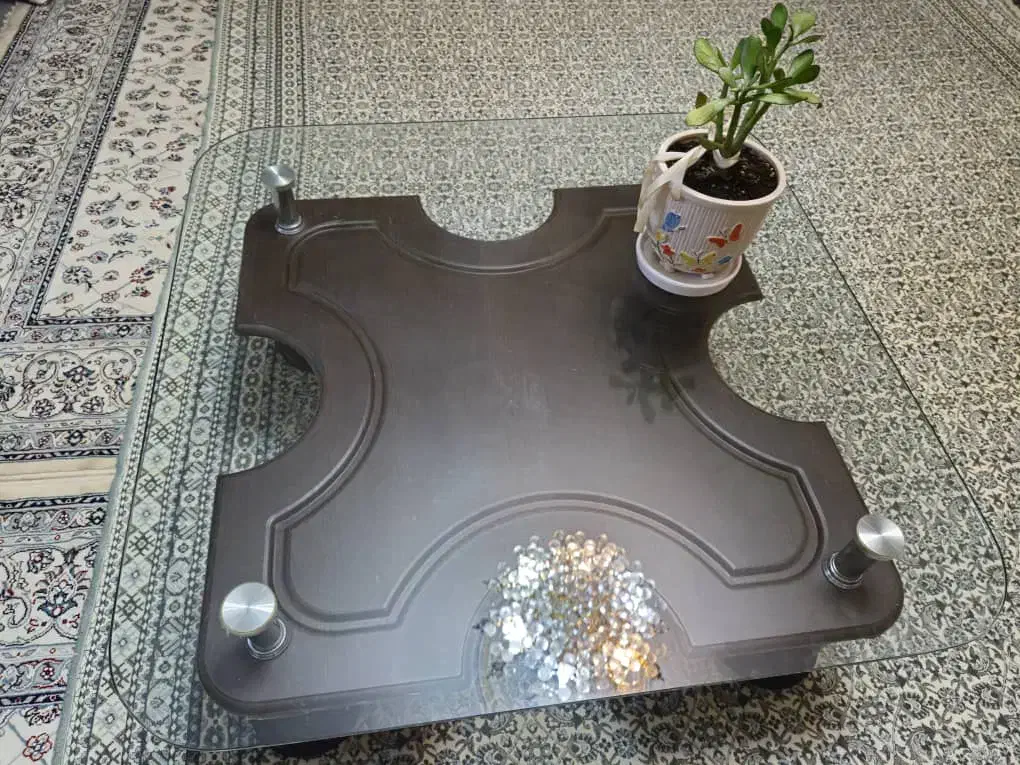 میز جلومبلی مربع طرح دار|مبلمان خانگی و میز عسلی|تهران, طرشت|دیوار