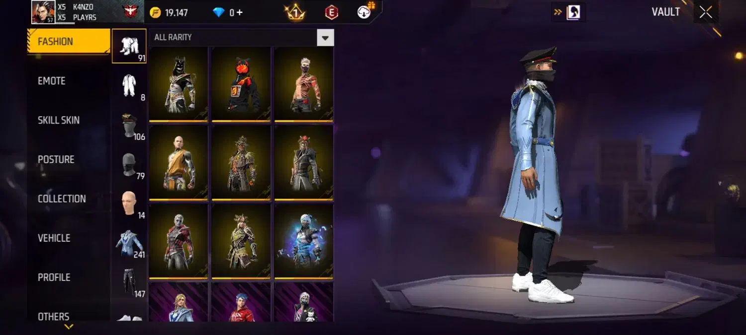 اکانت فیری فایر طاق و فروش|کنسول، بازی ویدئویی و آنلاین|اهرم, |دیوار