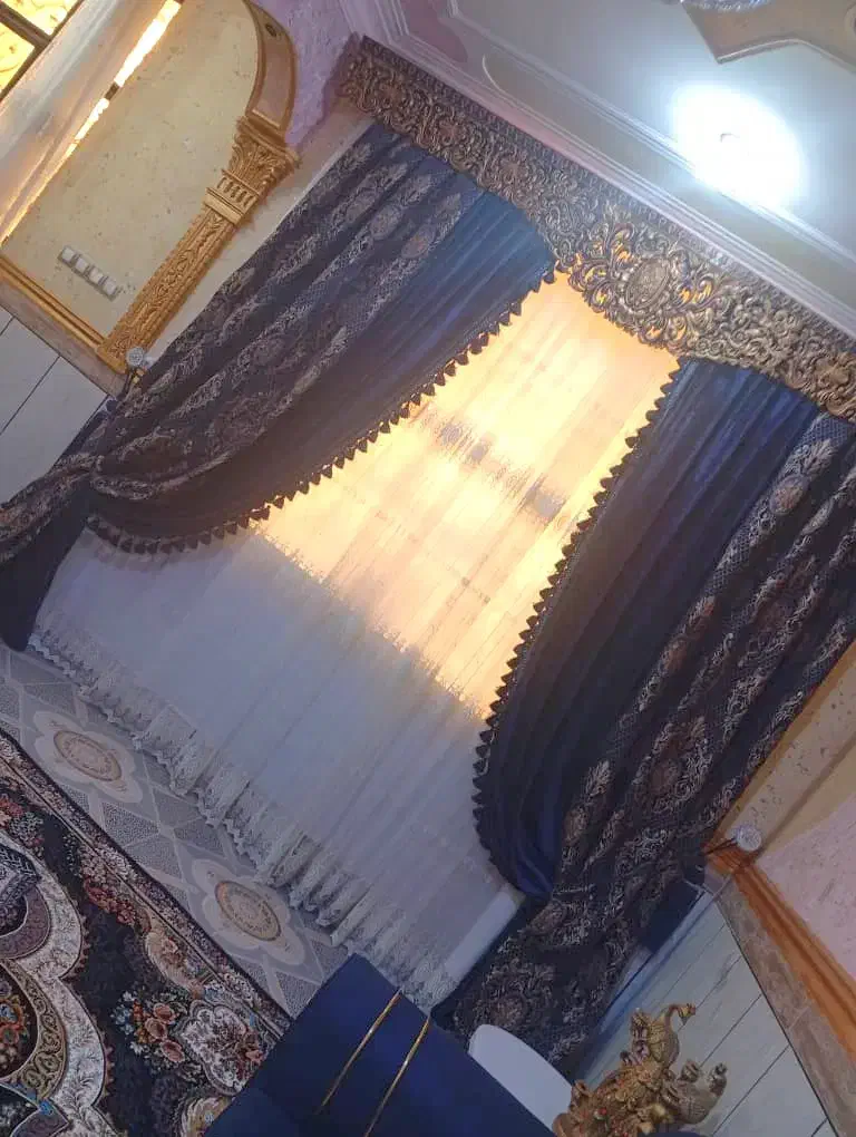 پرده مخمل نونو|پرده، رانر، رومیزی|خرمشهر, |دیوار