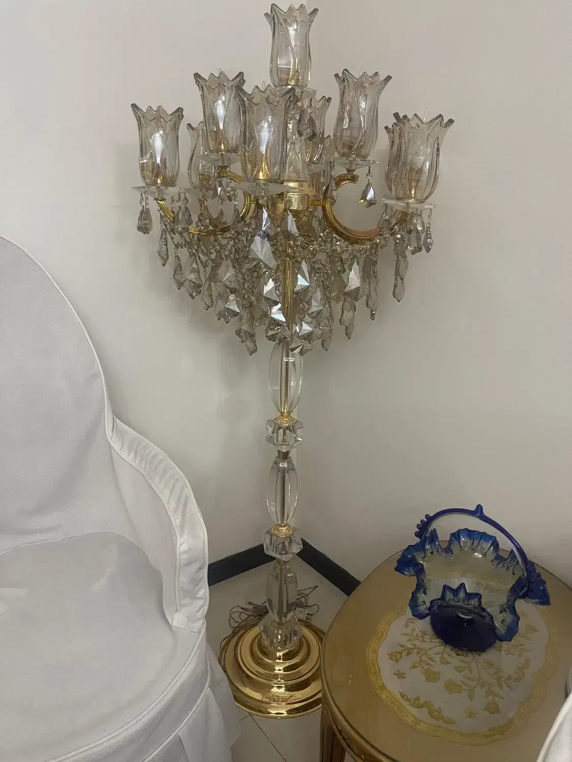 ست لوستر،آواژور و دیوارکوب کریستالی|لوستر و چراغ آویز|کرج, فاز ۱ مهرشهر|دیوار