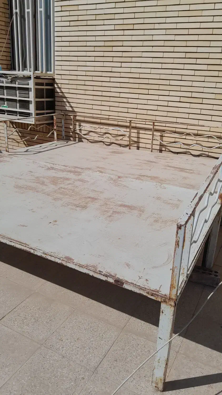 سه لنگه تخت اهنی|تخت و سرویس خواب|جیرفت, |دیوار