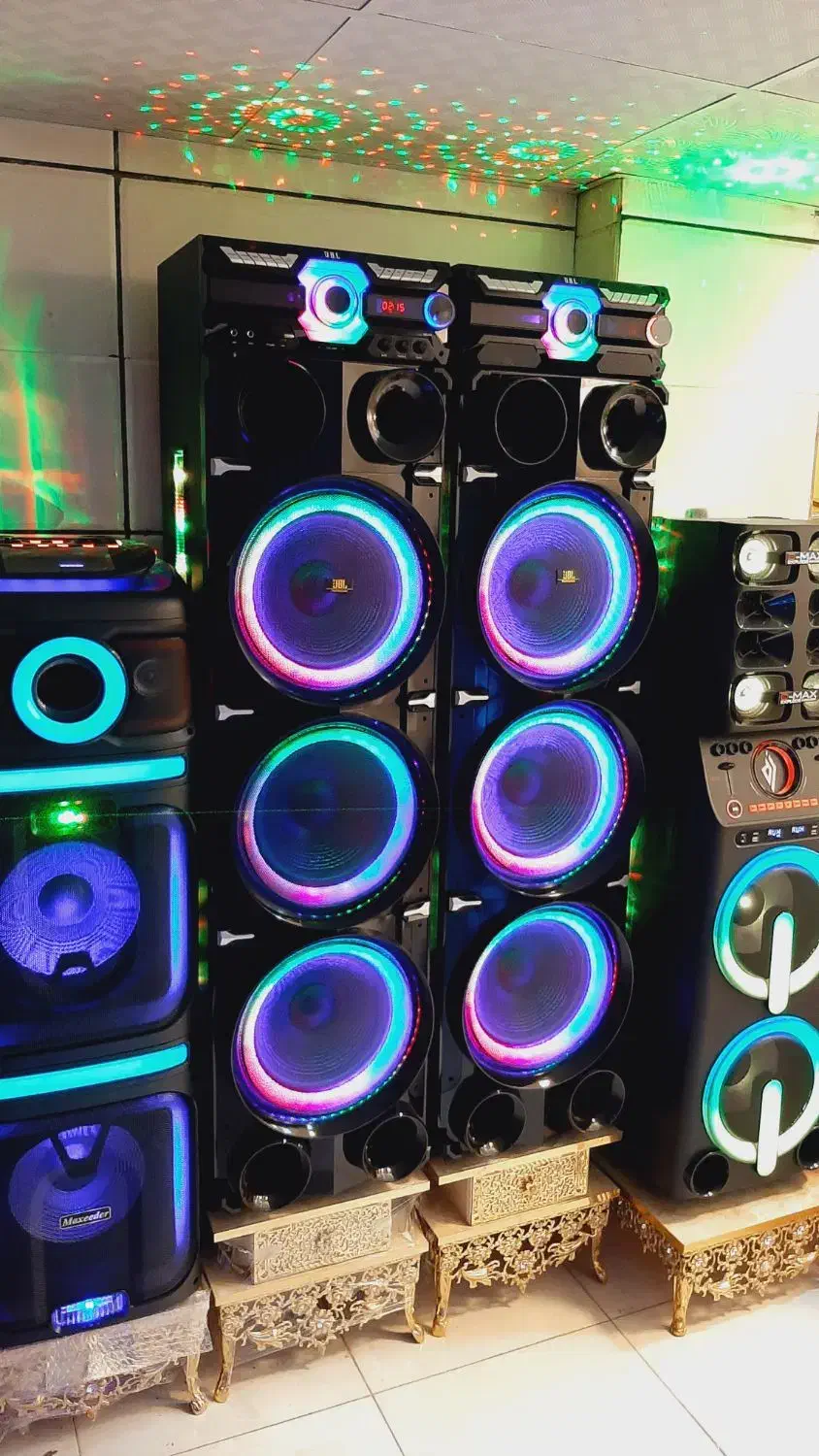 جشنواره باند اسپیکر جفت برقی ۶ساب ۱۲ غول jbl سوگلی|سیستم صوتی خانگی|زنجان, |دیوار