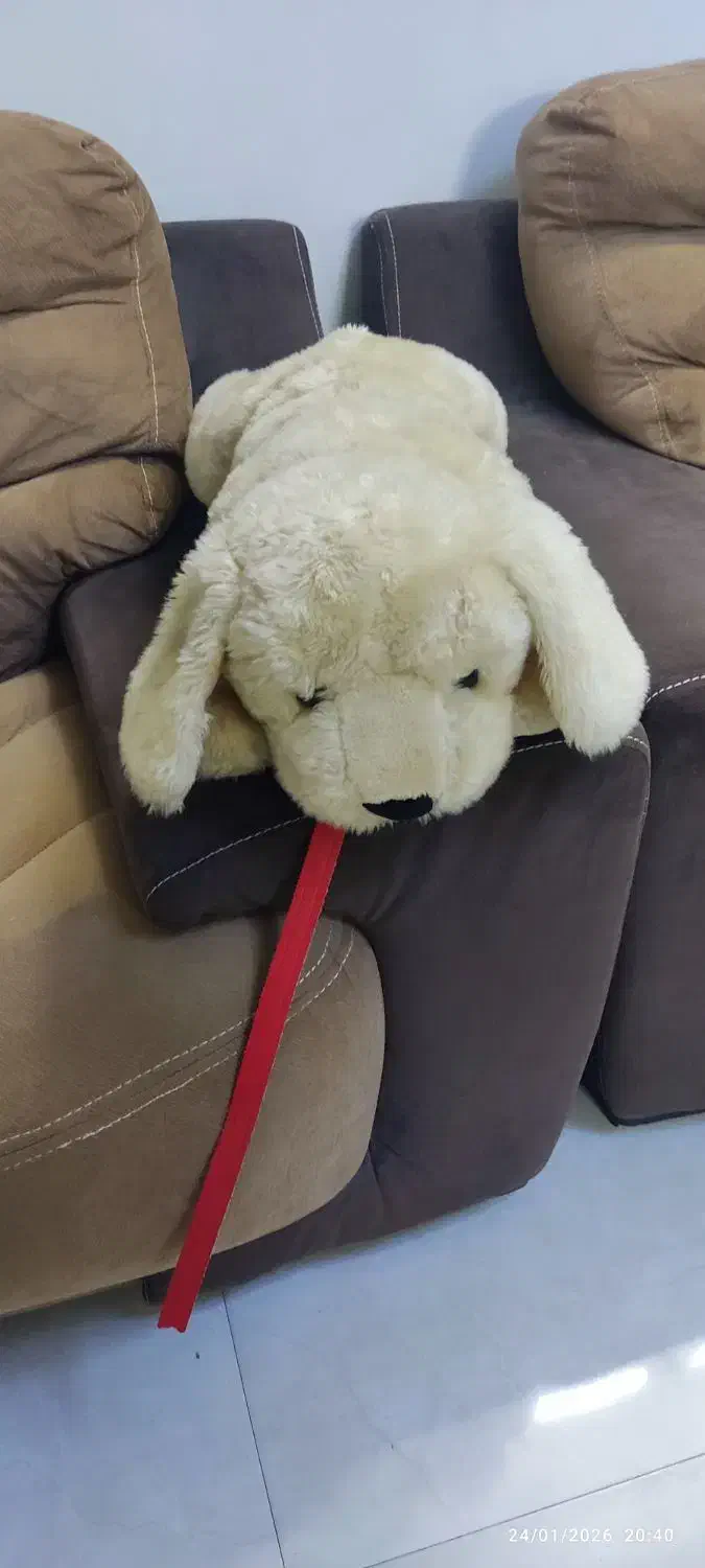 عروسک سگ پشمالو|اسباب‌بازی بچه|مشهد, هنرستان|دیوار