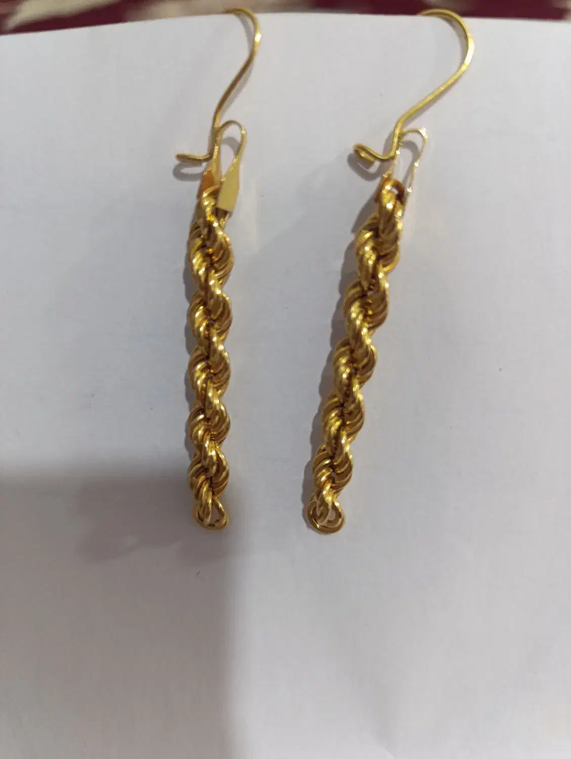 گوشواره النگو طلا در حد نو|جواهرات|خرم‌آباد, |دیوار