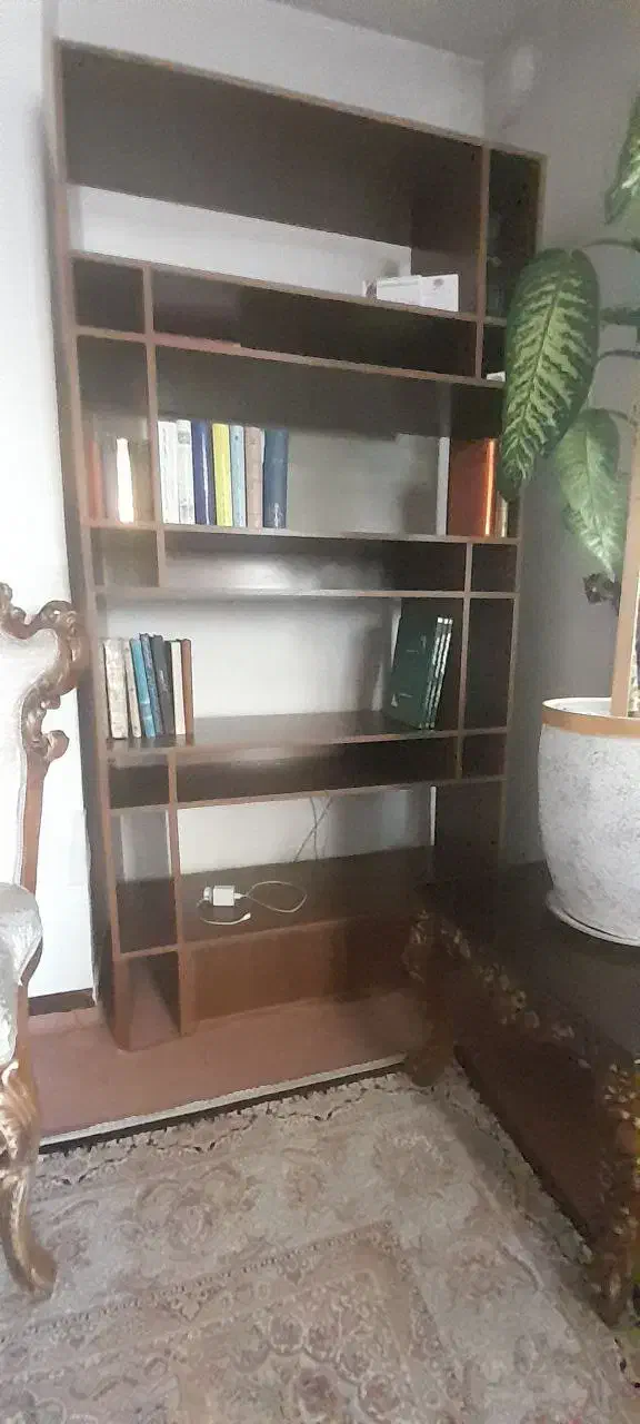 کتابخانه تمام ام دی آف با قابلیت جدا شدن|کتابخانه، شلف، قفسه‌های دیواری|قدس, شهر‌قدس|دیوار