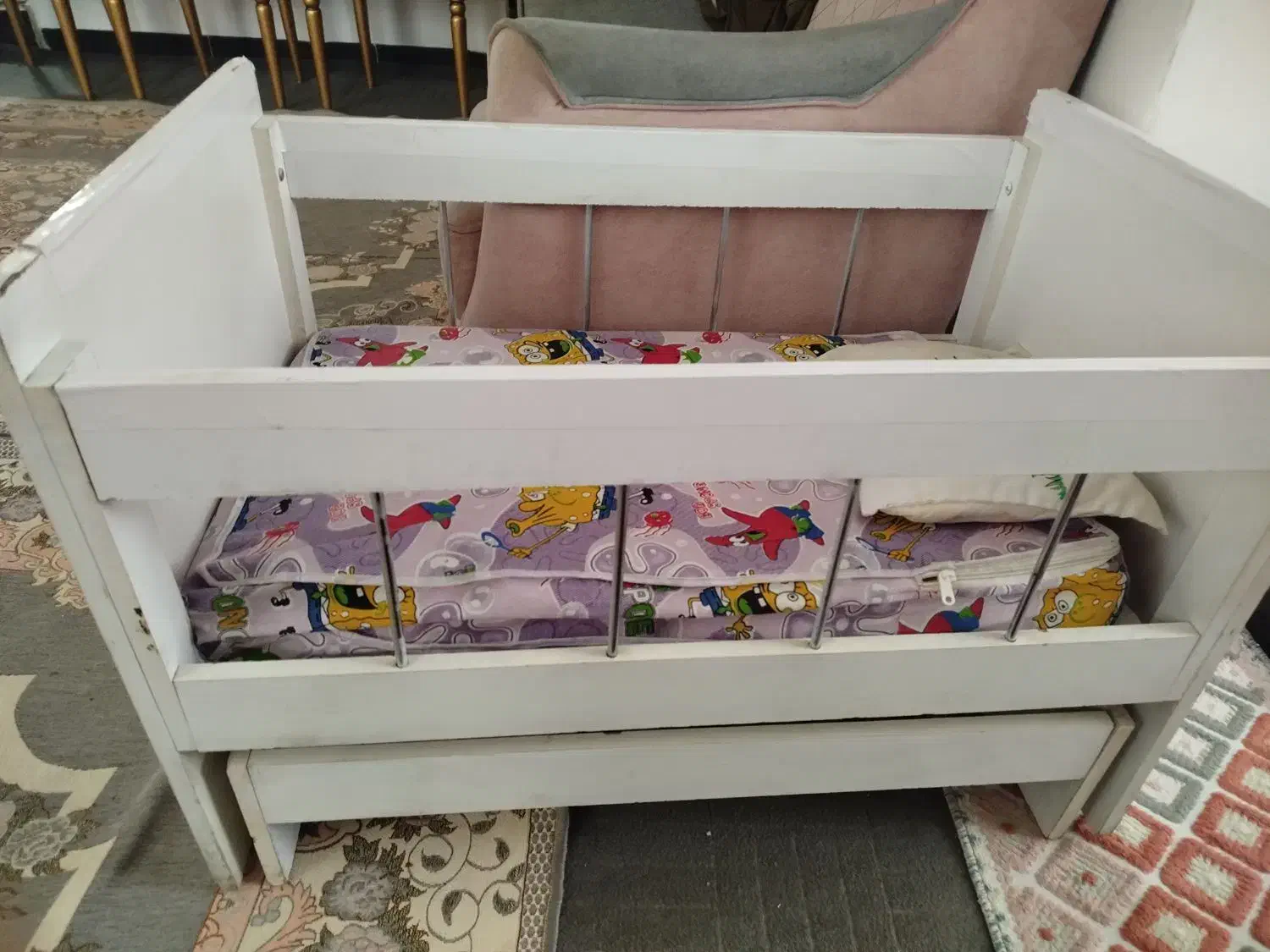 تخت گهواره کودک|تخت و سرویس خواب|مرند, |دیوار