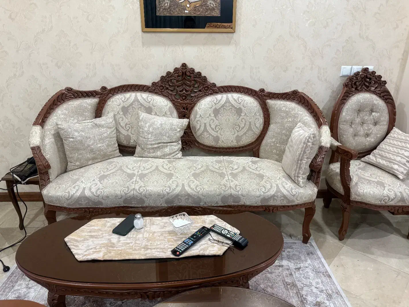 سرویس مبلمان و ناهارخوری چوب راش|مبلمان خانگی و میز عسلی|تهران, ارم|دیوار