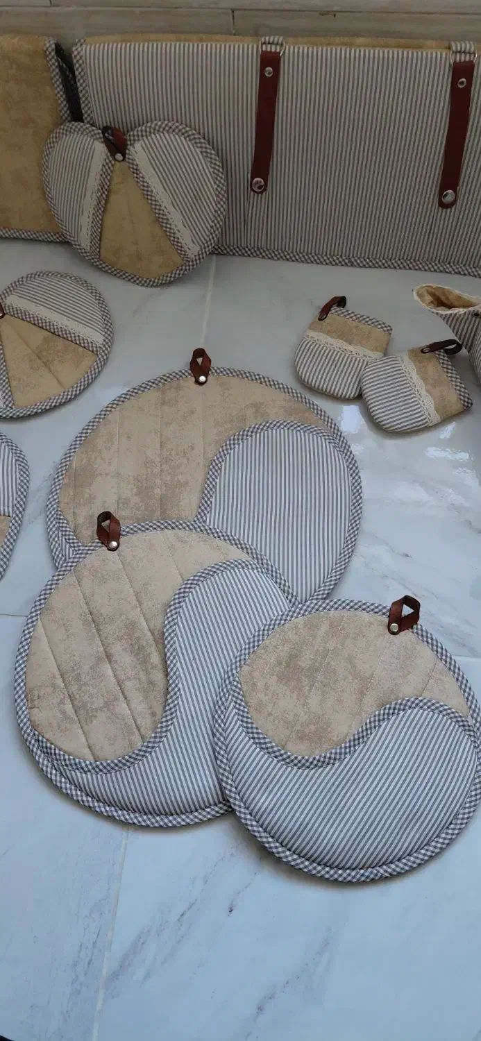 سفارش و دوخت سرویس آشپزخانه|سفره، حوله، دستمال آشپزخانه|مشهد, طرق|دیوار