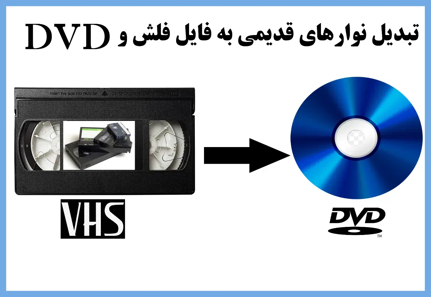 تبدیل نوارهای قدیمی ( کپچر )|خدمات رایانه‌ای و موبایل|اردبیل, |دیوار