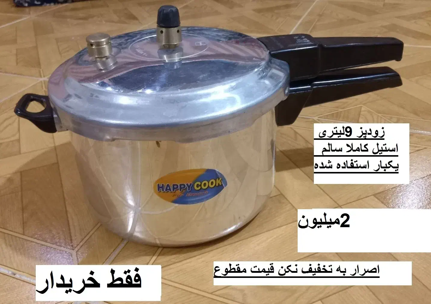 زودپز تک دسته بزرگ وزودپز پروتابه 2قابلمه وخردکن|ظروف پخت‌وپز|قزوین, |دیوار