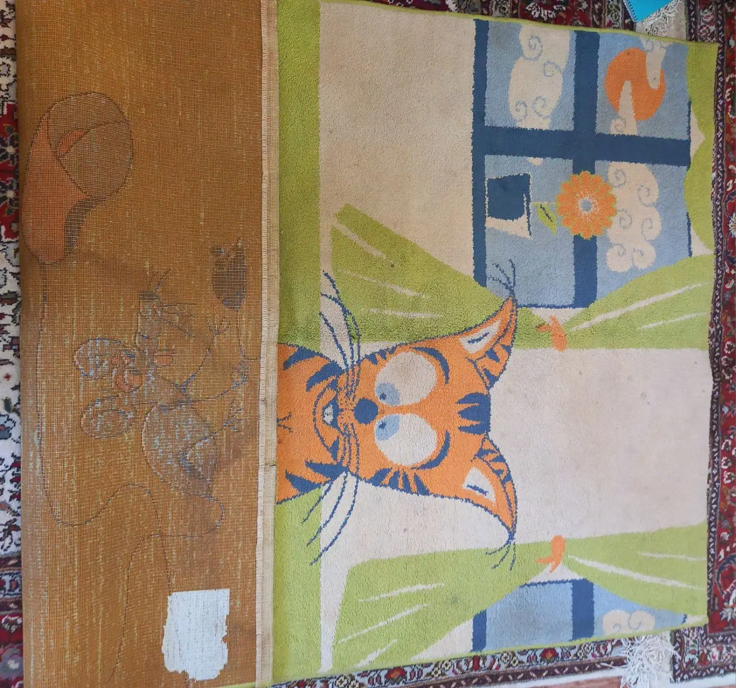 فرش ماشینی کارتونی|فرش|تبریز, |دیوار