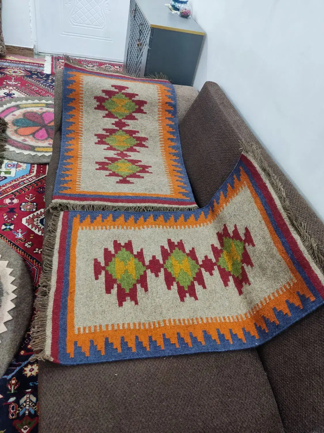 گلیم های ۶۰در۱۰۰ تکی ۵۰۰|گلیم، جاجیم، گبه|یاسوج, |دیوار