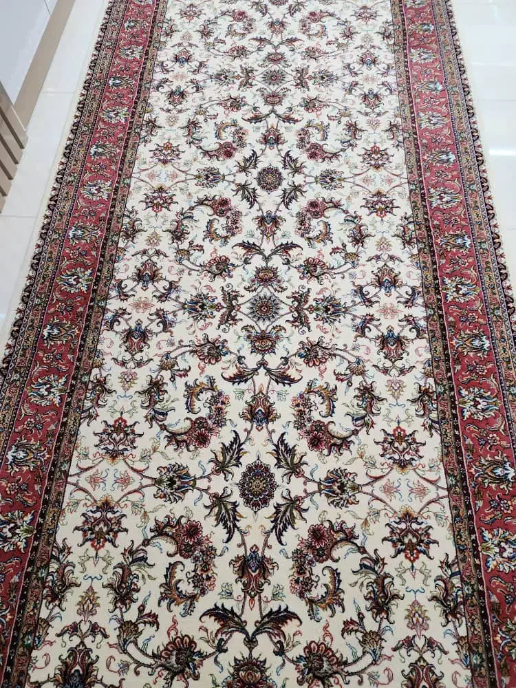 فرش زمردمشهددرحدنو ۳ماه استفاده شده|فرش|قرچک, مهدیه|دیوار