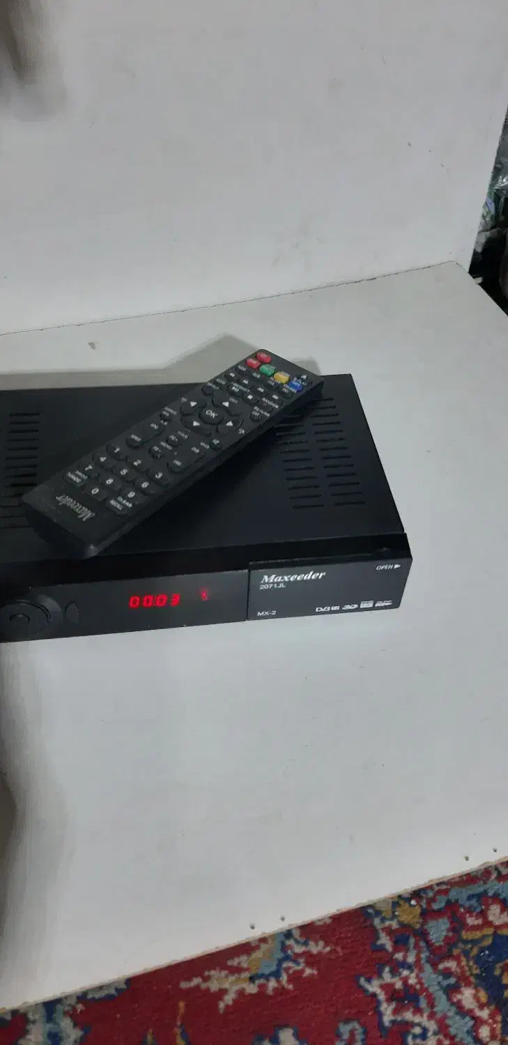 دیجیتال گیرنده تلویزیون مکسیدر MX2 سالم با کنترل|صوتی و تصویری|تهران, طیب|دیوار
