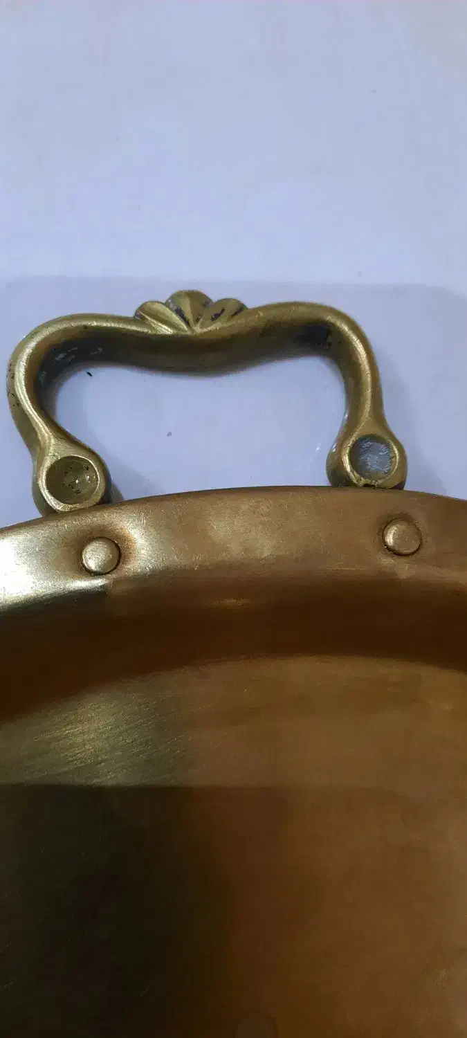 سینی برنجی روسی قدیمی|کلکسیون اشیاء عتیقه|کرج, کوی امامیه|دیوار