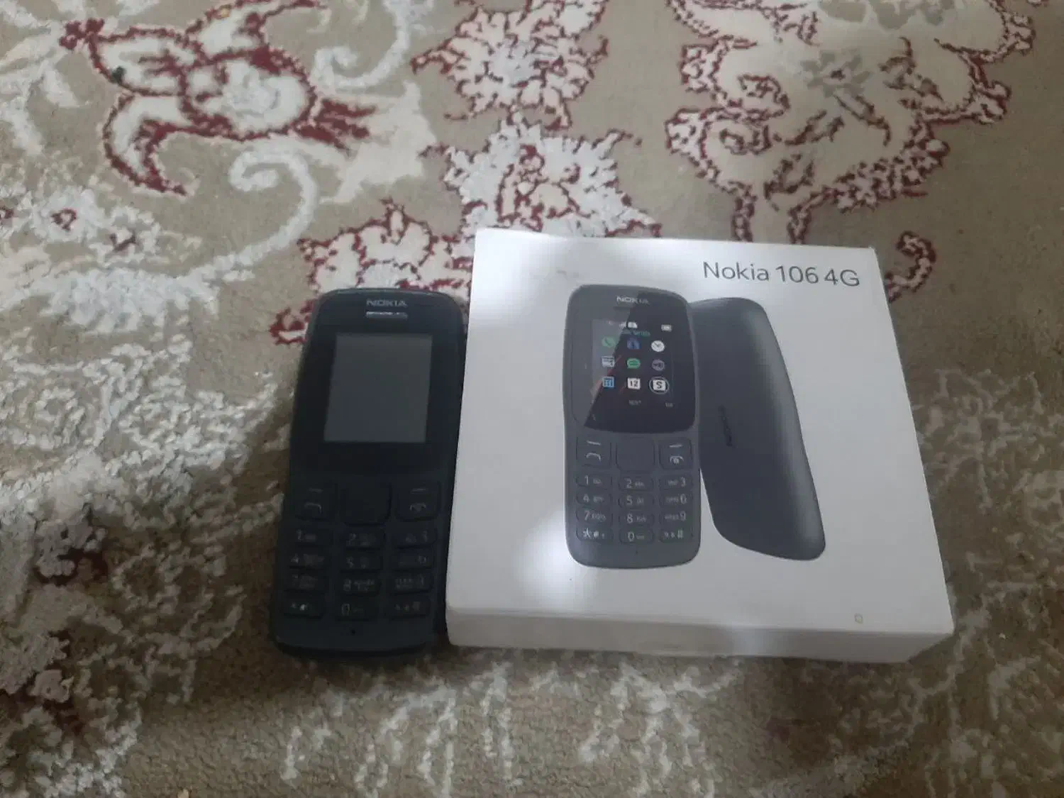 نوکیا ۱۰۶ 4gبا هم ۵۰۰|موبایل|مشهد, فاطمیه|دیوار