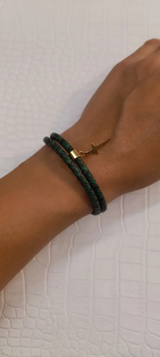 دستبند چرم طبیعی اکسسوری چرمی|بدلیجات|مشهد, کارمندان دوم|دیوار