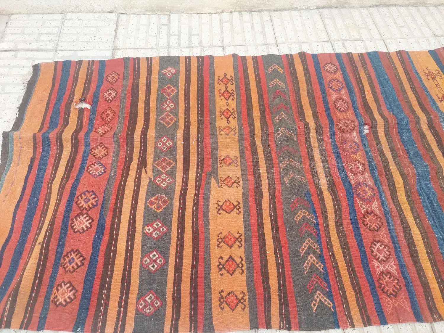 گلیم دست بافت|گلیم، جاجیم، گبه|تبریز, |دیوار