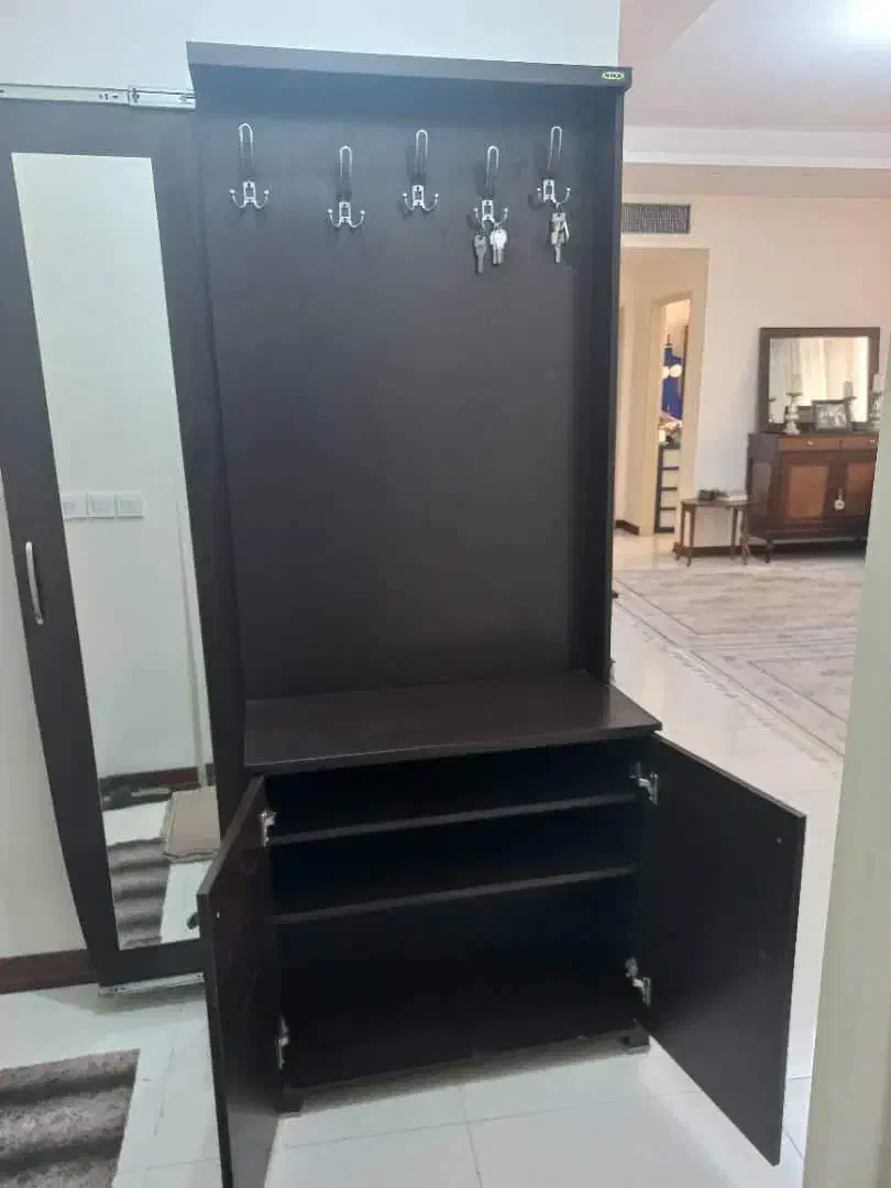 جا کفشی در حد نو ام دی اف ضد خش|جاکفشی، کمد، دراور|فردیس, دهکده|دیوار