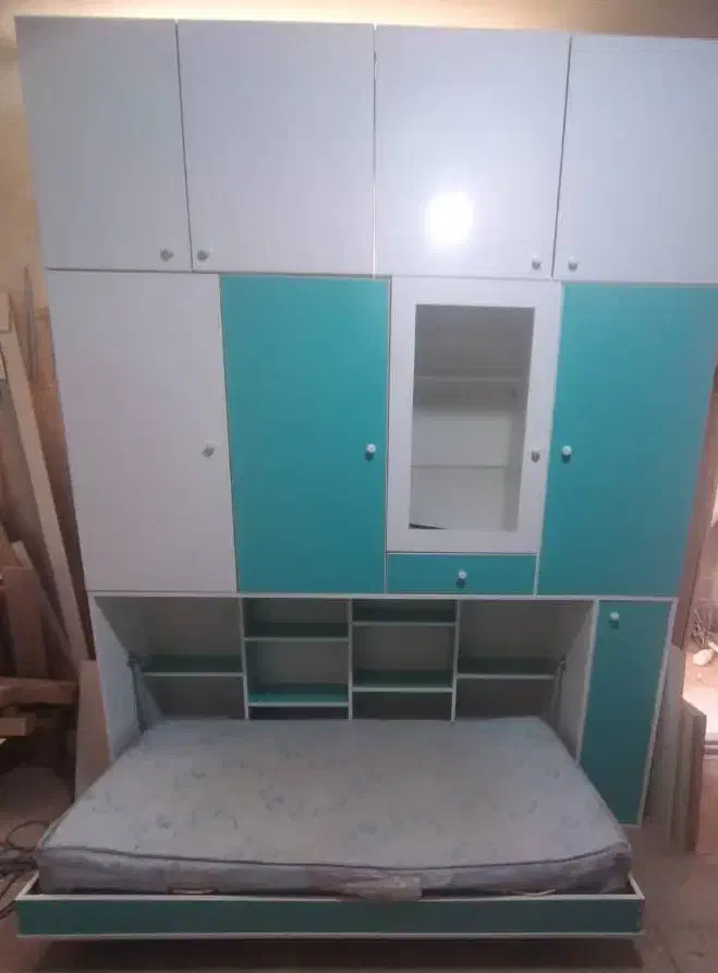 تخت خواب تاشو و کمد|تخت و سرویس خواب|پاکدشت, پاکدشت (مامازند)|دیوار