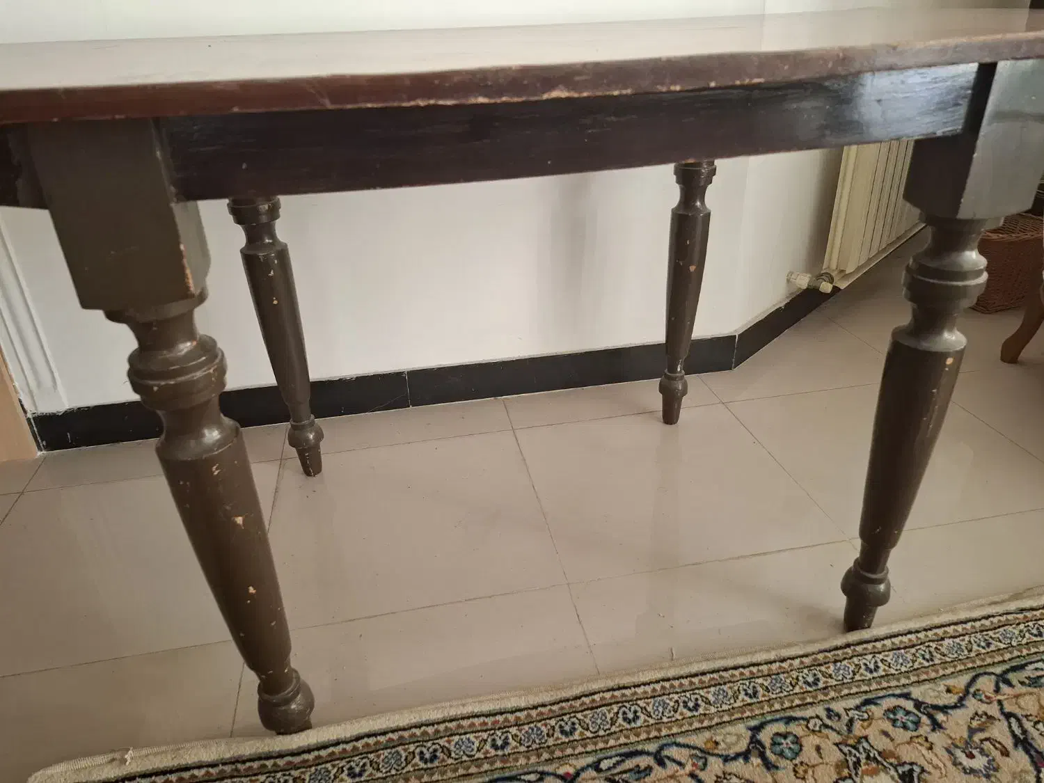 میز چوبی 6 نفره|میز و صندلی غذاخوری|ساری, |دیوار