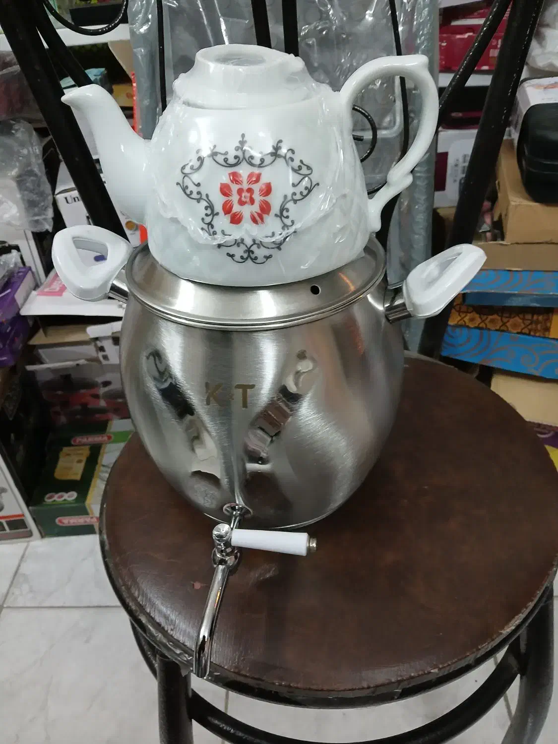 کتری و قوری|قوری، کتری، قهوه‌ساز دستی|لنجان, |دیوار