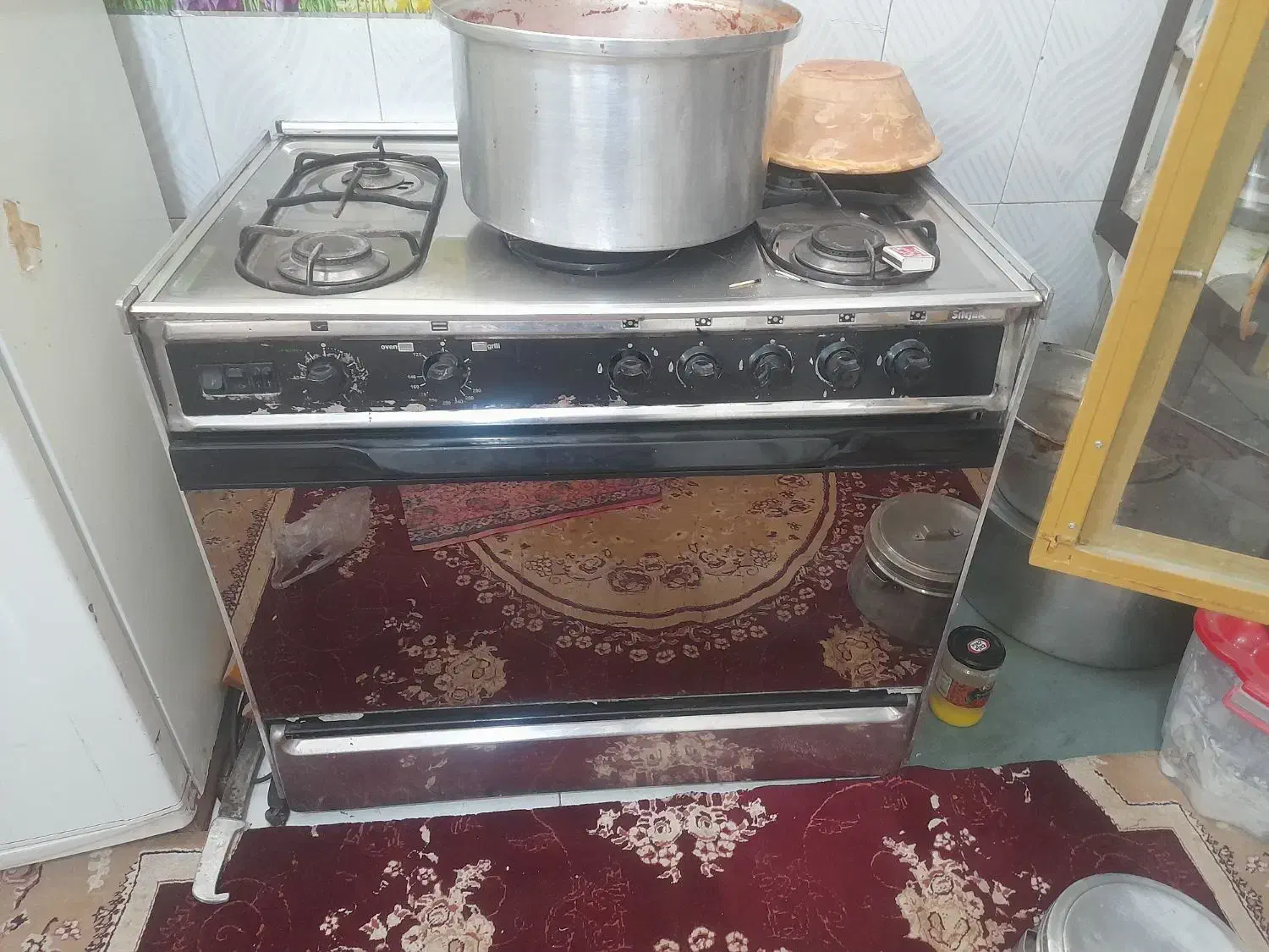 اجاق گاز پنج شعله فردار هردو فر سالمه|اجاق گاز و لوازم برقی پخت‌وپز|تربت جام, بهشت محمدیه|دیوار