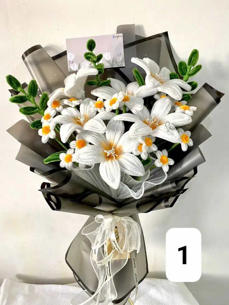 دسته گل های پیپ پاکنی|گل مصنوعی|زنجان, |دیوار