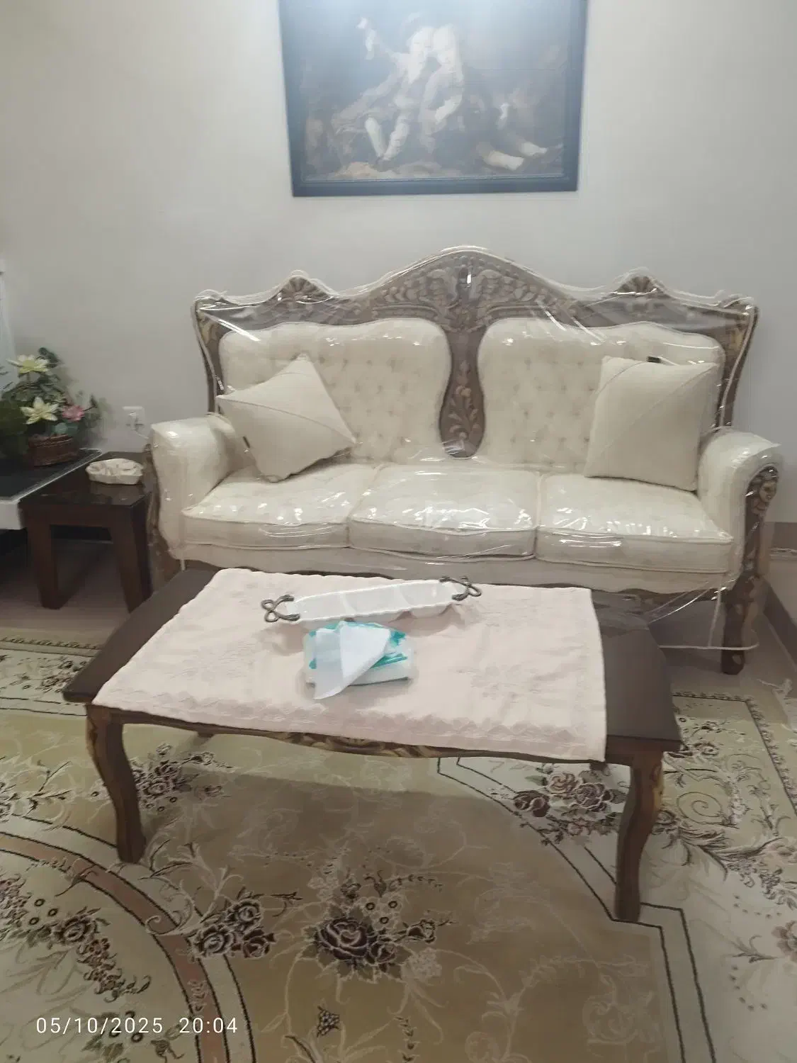مبلمان سلطنتی9نفره به همراه میز ناهارخوری10نفره|مبلمان خانگی و میز عسلی|مشهد, رضاشهر|دیوار