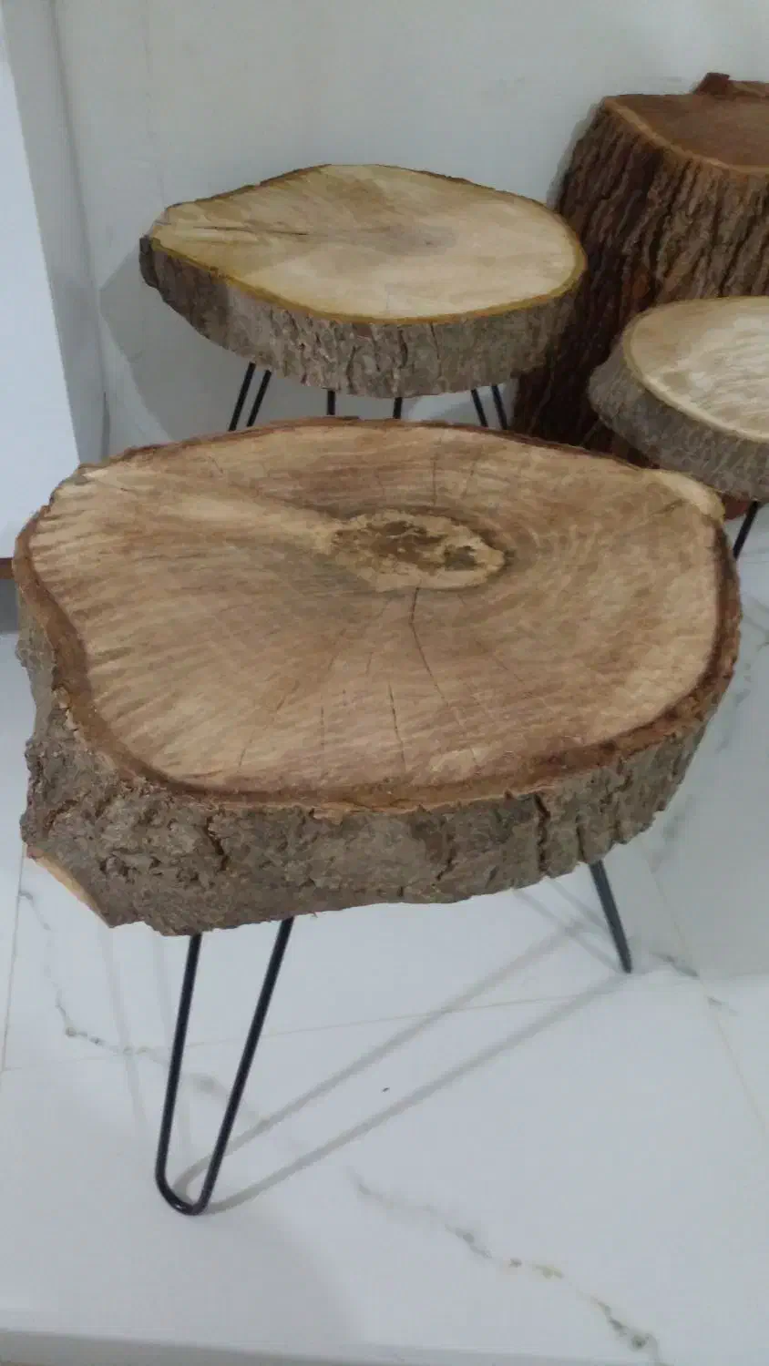 میز چوبی پایه فلزی|صندلی و نیمکت|محمدیه-قزوین, |دیوار