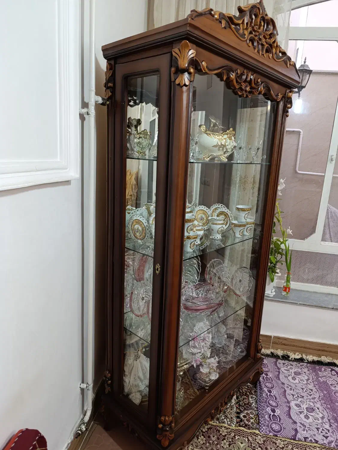 بوفه درحد نو باچوب گردو|بوفه، ویترین، کنسول|تبریز, |دیوار