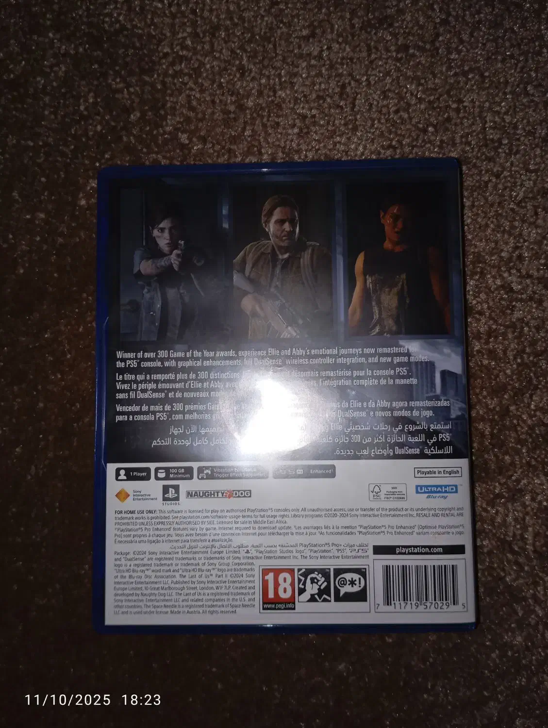 بازی اورجینال The last Of Us 2 برای Ps5|کنسول، بازی ویدئویی و آنلاین|رشت, دیانتی|دیوار