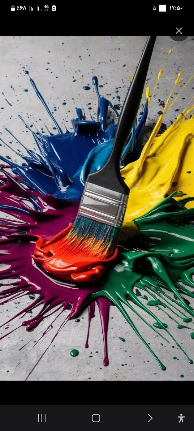 رنگ کاری و نقاشی ساختمان|خدمات پیشه و مهارت|کرج, کیانمهر|دیوار