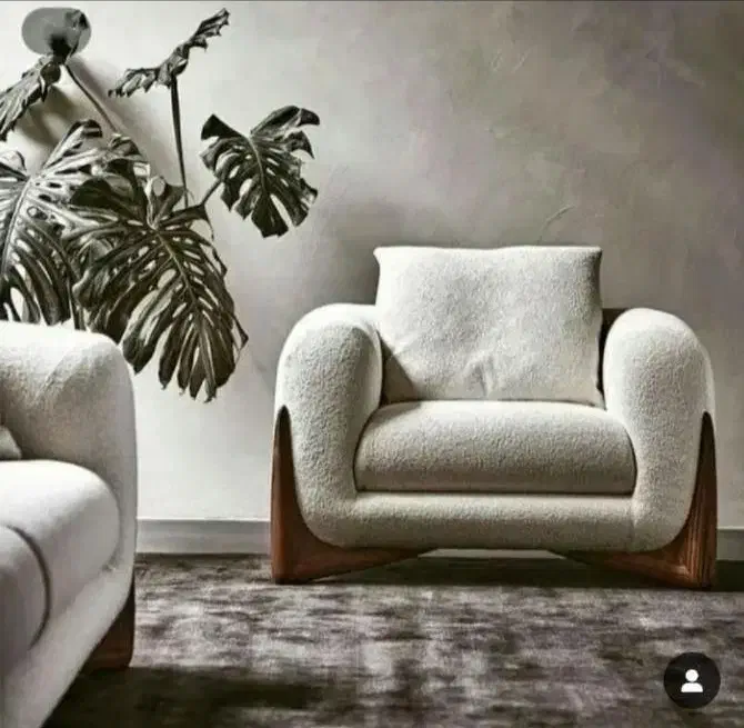 مبل راحتی تدی پاندا پارچه حوله ای مینیمال چستر|مبلمان خانگی و میز عسلی|کرج, گلشهر|دیوار