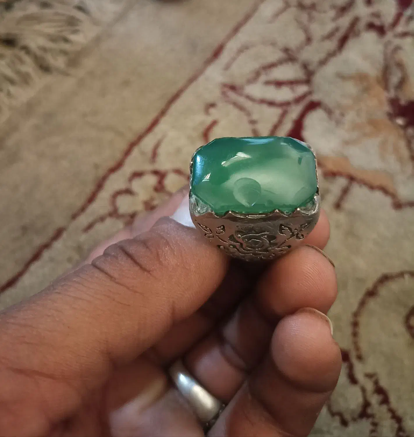 انگشتر قدیمی نقره|زیورآلات و اکسسوری|فسا, |دیوار