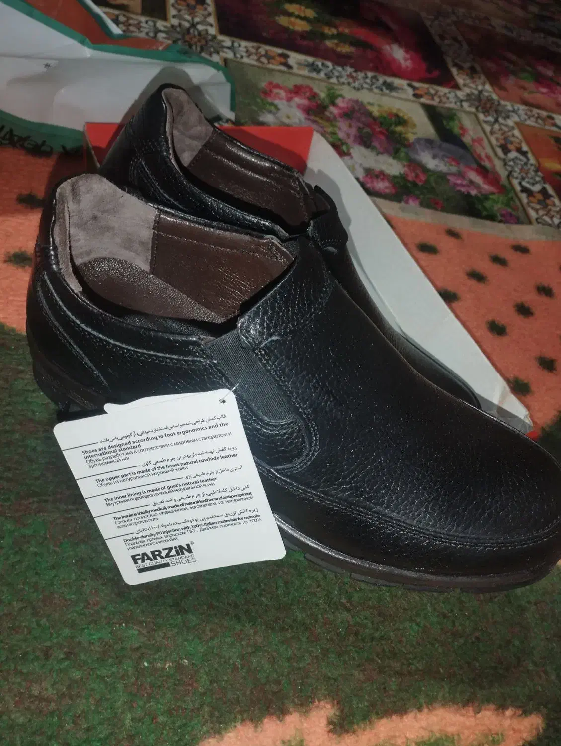 کفش چرم اصل فرزین 41|کیف، کفش، کمربند|ورامین, ورامین|دیوار