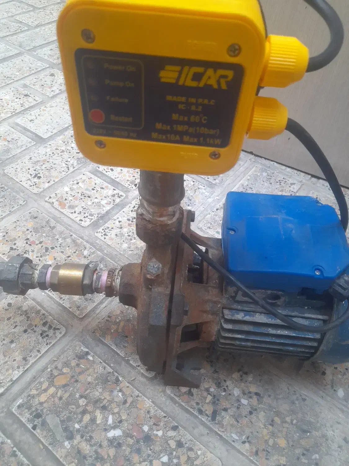 پمپ آب یک اسب بشقابی الکتروژن|مصالح و تجهیزات ساختمان|قدس, شهرقدس|دیوار