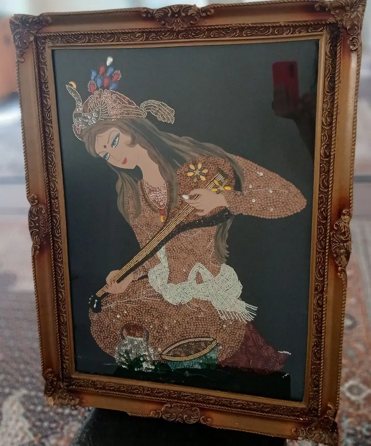 تابلوی پولک دوزی|تابلو، نقاشی، عکس|تنکمان, |دیوار