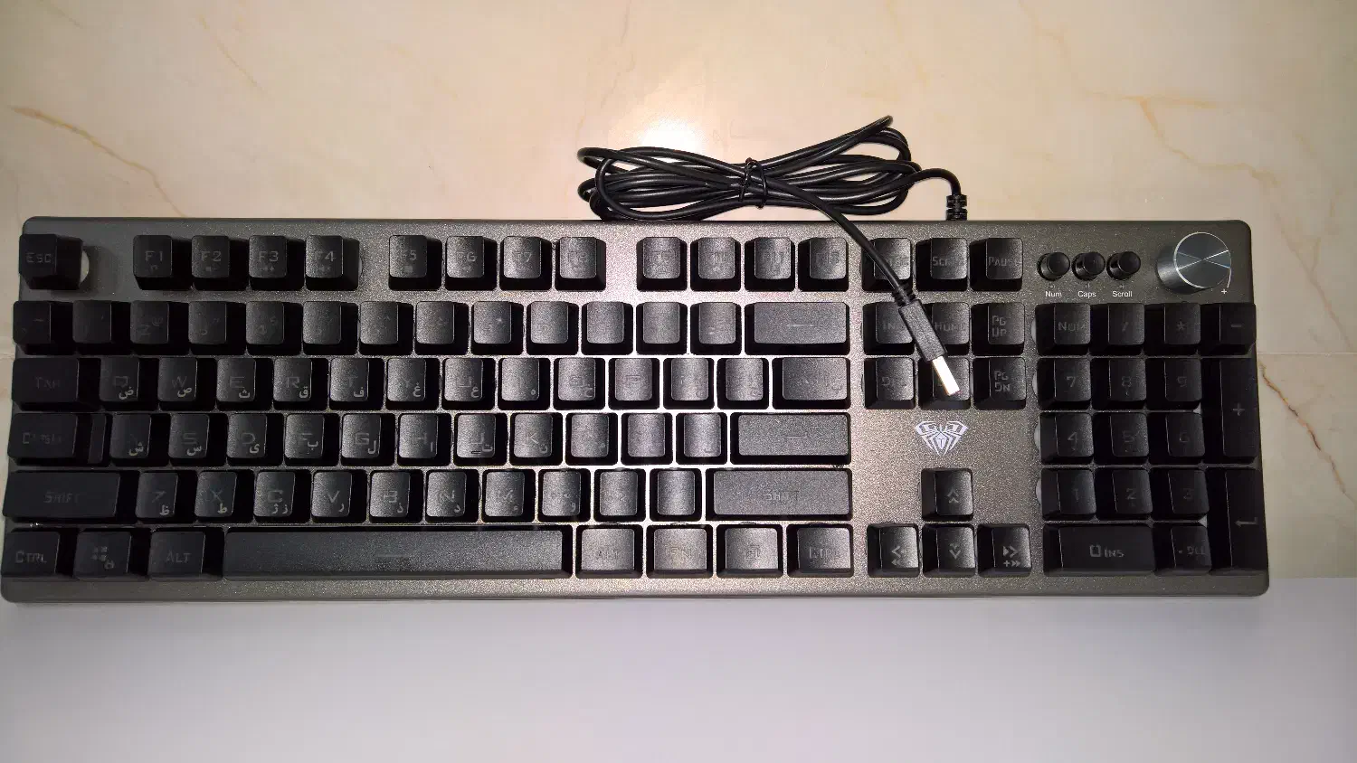 کیبورد rgb مکانیکال گیمینگ Aula|قطعات و لوازم جانبی رایانه|کرج, برغان|دیوار