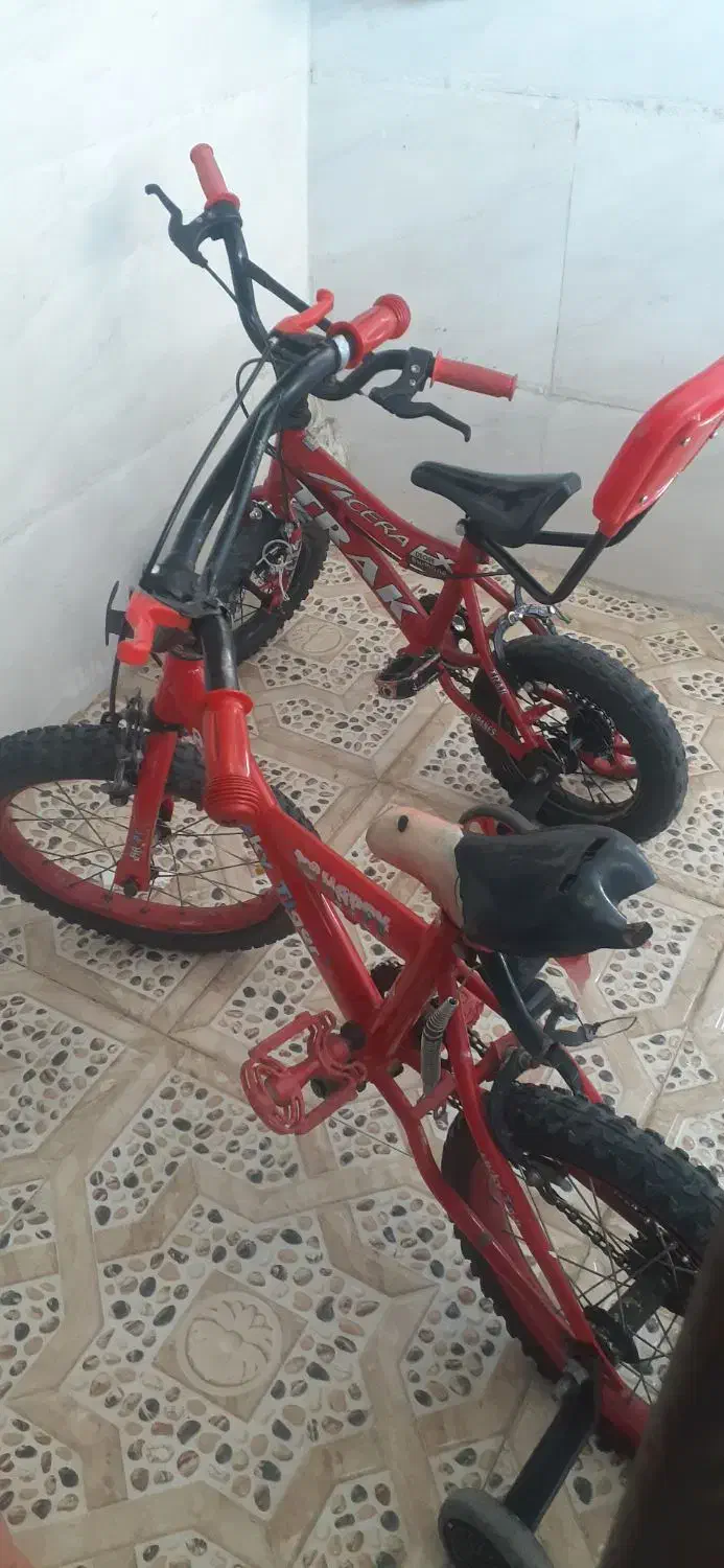 دوعدد دوچرخه۱۲و ۱۶|دوچرخه، اسکیت، اسکوتر|اندیمشک, |دیوار