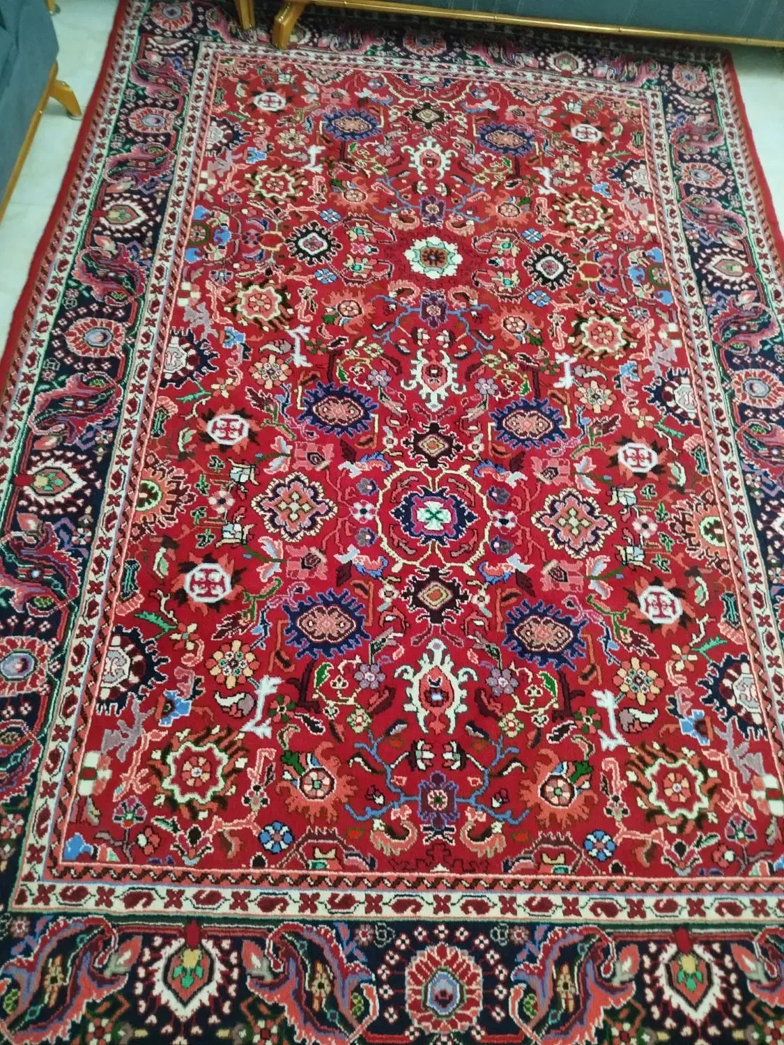 فرش دستبافت (دستباف) بسیار نو|فرش|ملایر, |دیوار