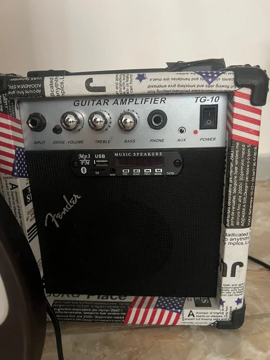 گیتار برقی با امپلی فایر|گیتار، بیس، امپلیفایر|گرگان, |دیوار