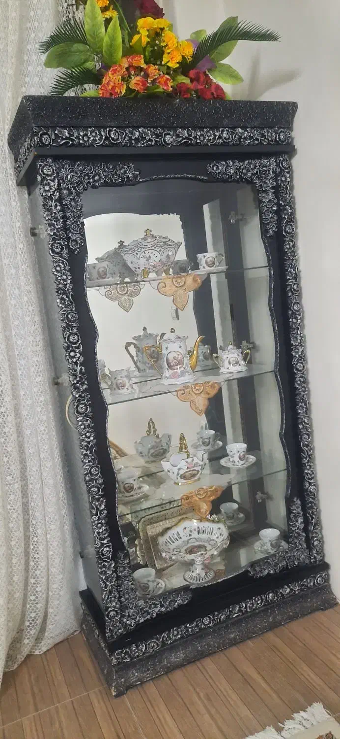 بوفه چوبی|بوفه، ویترین، کنسول|سلماس, |دیوار