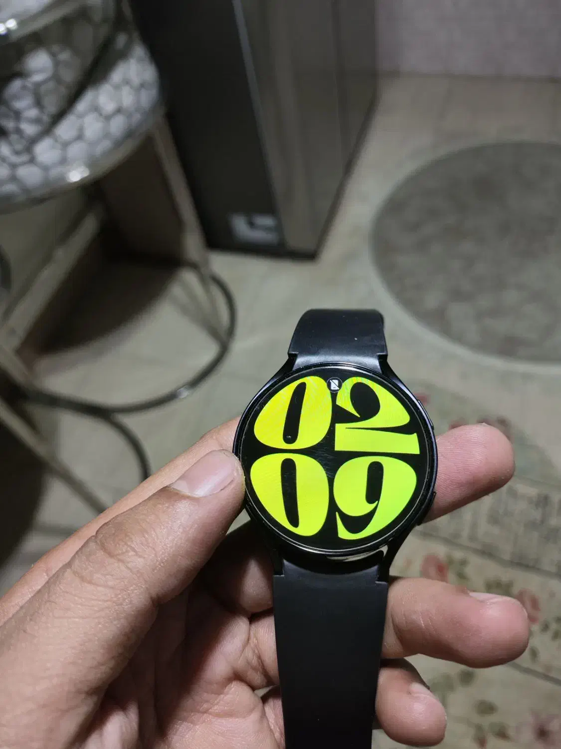 ساعت سامسونگ واچ۶ اورجینال ۴۴m تمیزکم کار مشکی|ساعت|پرند, فاز ۲|دیوار