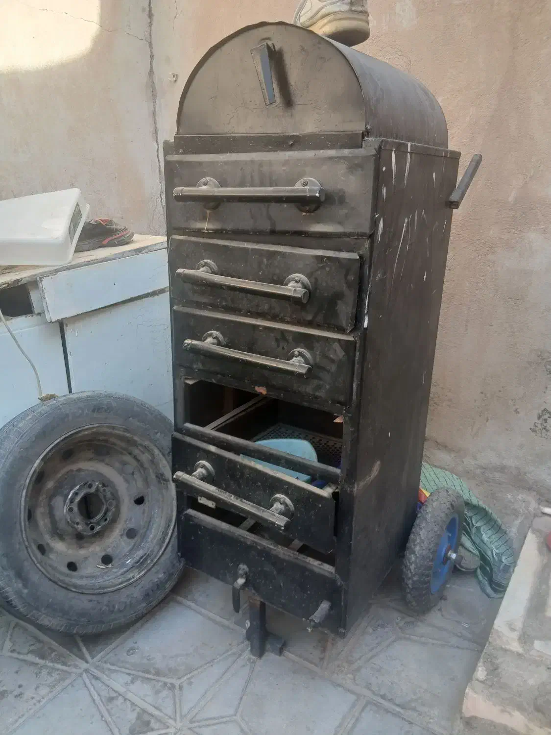 دستگاه سیب تنوری و بلال تنوری|اجاق گاز و لوازم برقی پخت‌وپز|سیرجان, |دیوار