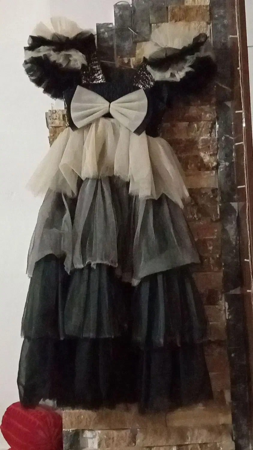 پیراهن دخترانه مجلسی|کفش و لباس بچه|خنداب, |دیوار